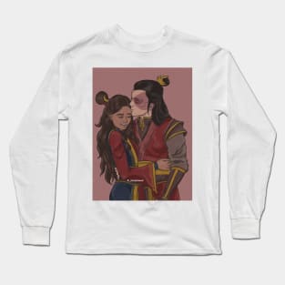 Zutara Forehead Kiss redraw Long Sleeve T-Shirt